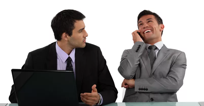 Hur gör du för att hålla huvudet kallt när kollegan retar gallfeber på dig? Colourbox