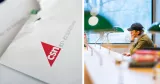 Det har varit många som ansökt om att få det nya omställningsstudiestödet. Men få har fått besked. CSN har bara fattat beslut om 15 procent av ansökningarna. Till vänster: kuvert från CSN. Till höger: Man i studiesal.