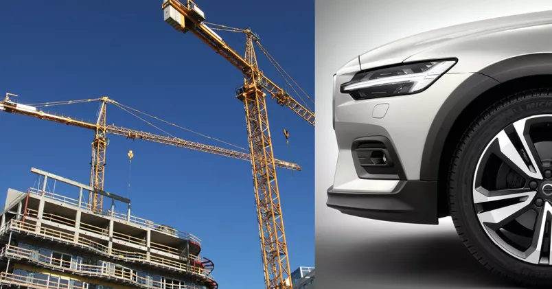 Enligt Unionens prognos går fordonsindustrin mot sämre tider 2019. Colourbox och Volvo Cars