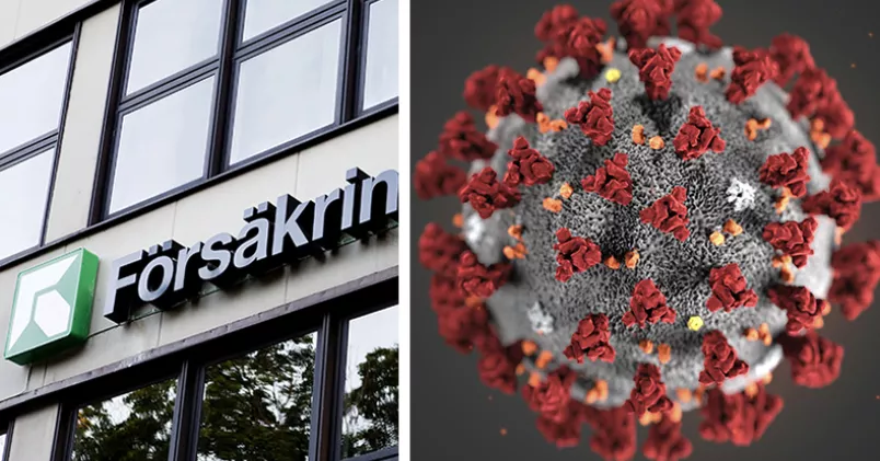 Smittbärarpenning betalas ut till den som kan jobba, men inte får göra det på grund av risken för att smitta ner andra. Christine Olsson / TT, AP Photo