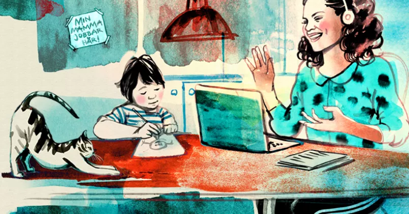 Vi behöver få vara med och bestämma hur vi vill ha det i våra liv. Illustration: SaraMara Petterson