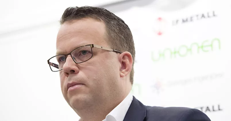 Martin Linder, Unionens ordförande, hoppas och tror att #MeToo ska leda till en förändring. Jessica Gow/TT