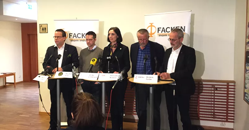 Under fredagen presenterade Facken inom industrin hur de nya avtalen ser ut. Anita Täpp/Kollega