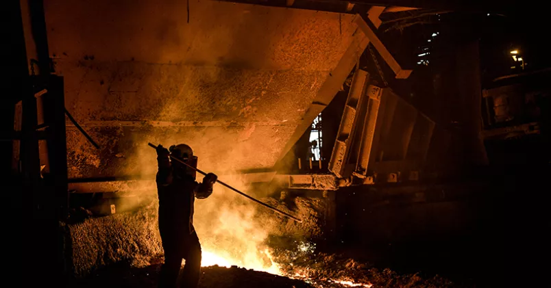 Svensk industri är väl förberedd inför en konjunkturavmattning, enligt Unionen. Anders Wiklund/TT