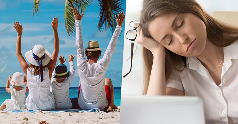 Medarbetare med barn i skolåldern kräver att få välja semesterveckor först, vilket skapat irritation hos övriga i teamet och gjort chefen villrådig. Shutterstock