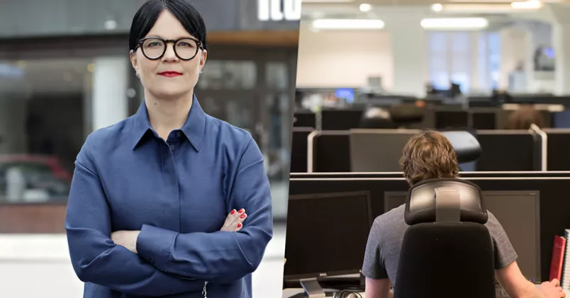 TCO:s ordförande Therese Svanström kräver ny integritetslag. Eva Edsjö, TT