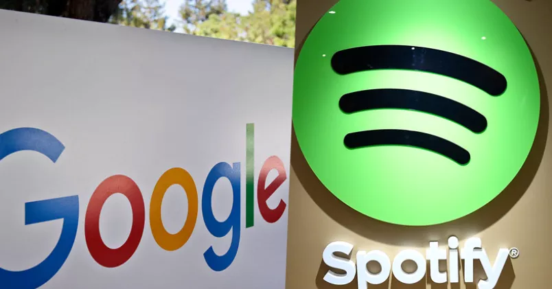 Techjätten Google betalar bäst i Sverige. Spotify ligger på fjärde plats. AP och Maja Suslin/TT.